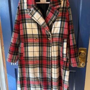 Plaid holiday  Coat